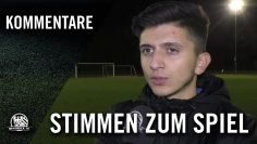 Die Stimmen zum Spiel (TuS Makkabi – SV Münster, U15 C-Junioren, Verbandsliga Süd) | MAINKICK.TV
