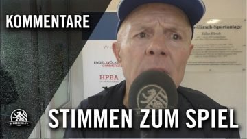 Die Stimmen zum Spiel | TuS Makkabi – Berlin United (5. Spieltag, Berlin-Liga)