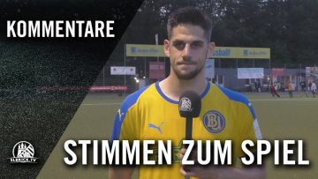 Die Stimmen zum Spiel | TuS Osdorf – HSV Barmbek-Uhlenhorst (2. Spieltag, Oberliga Hamburg)