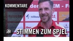 Die Stimmen zum Spiel | TuSEM Essen – DJK St. Winfried Kray (Testspiel)