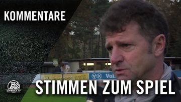 Die Stimmen zum Spiel (TV Jahn Hiesfeld – Ratingen 04/19, Oberliga Niederrhein) | RUHRKICK.TV