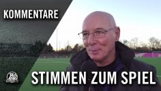 Die Stimmen zum Spiel (TVD Velbert – ASV Wuppertal, Bezirksliga Niederrhein, Gruppe 1) | RUHRKICK.TV
