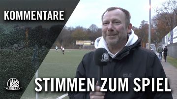 Die Stimmen zum Spiel (UH-Adler- Kummerfelder SV U19 A-Junioren, Landesliga) | ELBKICK.TV