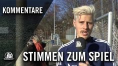 Die Stimmen zum Spiel (UH-Adler – SV Billstedt-Horn, Bezirksliga) | ELBKICK.TV