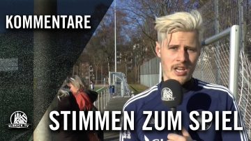 Die Stimmen zum Spiel (UH-Adler – SV Billstedt-Horn, Bezirksliga) | ELBKICK.TV