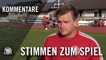 Die Stimmen zum Spiel | Usinger TSG – SG Waldsolms (Testspiel)