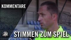 Die Stimmen zum Spiel (VfB Bottrop – DJK Vierlinden, Bezirksliga Niederrhein, Gruppe 5)