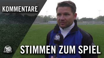 Die Stimmen zum Spiel (VfB Ginsheim – TS Ober-Roden, Verbandsliga Hessen, Gruppe Süd) | MAINKICK.TV