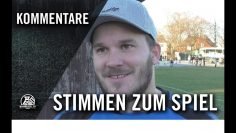 Die Stimmen zum Spiel | VfB Habinghorst – Victoria Habinghorst (19. Spieltag, Kreisliga B1)
