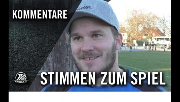 Die Stimmen zum Spiel | VfB Habinghorst – Victoria Habinghorst (19. Spieltag, Kreisliga B1)