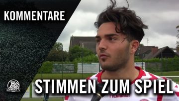 Die Stimmen zum Spiel (VfB Speldorf – RW Oberhausen II, Landesliga, Gr. 2, Kreis Niederrhein)