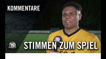 Die Stimmen zum Spiel | VfB Unterliederbach – SG Oberliederbach (Halbfinale, Kreispokal Maintaunus)
