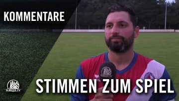 Die Stimmen zum Spiel (VfL 93 – Eintracht Lokstedt, 1. Runde, Pokal der 1. Herren) | ELBKICK.TV
