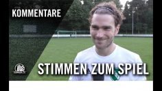 Die Stimmen zum Spiel | VfL 93 Hamburg – SC Sperber (1. Runde, Pokal)