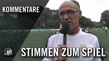 Die Stimmen zum Spiel (VfL Alfter – SV Bergisch Gladbach 09, Mittelrheinliga) | RHEINKICK.TV