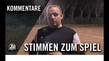 Die Stimmen zum Spiel | VfL Herne – VfB Börnig (1.Runde, Kreispokal Herne)