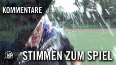 Die Stimmen zum Spiel (VfL Leverkusen – TSV Germania Windeck, Mittelrheinliga) | RHEINKICK.TV