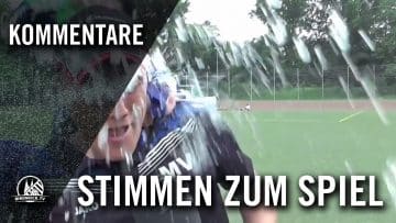 Die Stimmen zum Spiel (VfL Leverkusen – TSV Germania Windeck, Mittelrheinliga) | RHEINKICK.TV