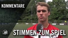 Die Stimmen zum Spiel (VfR Bachem – BC Stotzheim, U17 B-Junioren, Qualifikation zur Sonderstaffel)
