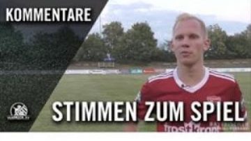 Die Stimmen zum Spiel | VfR Garching – SpVgg Unterhaching (2. Runde, Verbands-Pokal)