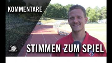 Die Stimmen zum Spiel | VfR Garching – FC Ingolstadt (Testspiel)