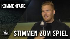 Die Stimmen zum Spiel | VfR Kesselstadt – SV Oberdorfelden (2. Runde, Kreispokal Hanau)