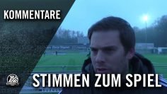 Die Stimmen zum Spiel (VfR Sölde – SG Phönix Eving, Kreisliga A2, Kreis Dortmund) | RUHRKICK.TV