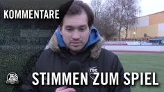 Die Stimmen zum Spiel (Viertelfinale Westfalenpokal, FC Brünninghausen – TSG Sprockhövel)