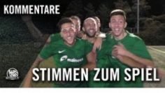Die Stimmen zum Spiel | Viktoria Kelsterbach – BSC Kelsterbach (2. Runde, Kreispokal Maintaunus)