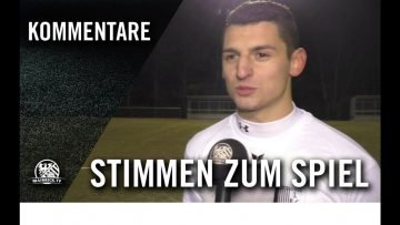 Die Stimmen zum Spiel | Viktoria Kelsterbach – Germania Schwanheim (Verbandsliga Mitte)