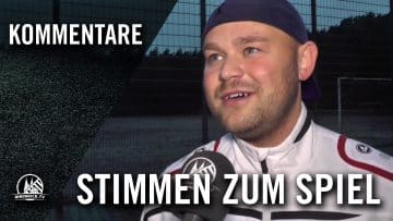 Die Stimmen zum Spiel (Vochem – Gruhlwerk, 1. Runde, Bitburger-Pokal 16/17, Rhein-Erft)