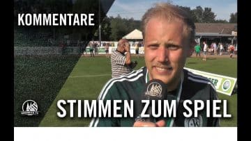 Die Stimmen zum Spiel | Vorwärts Spoho 98 – Alemannia Aachen (Finale, FVM-Frauenpokal 2017/18)