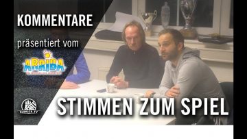 Die Stimmen zum Spiel | Vorwärts-Wacker – HSV III (19. Splt., OL Hamburg) | Präsentiert vom ARRIBA