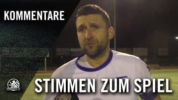 Die Stimmen zum Spiel (VSG Altglienicke – Berliner SC, Viertelfinale, Berliner Pokal)
