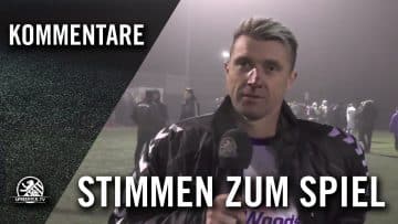 Die Stimmen zum Spiel VSG Altglienicke – Berliner AK 07 (Achtelfinale, Berliner Pokal der 1. Herren)