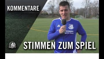 Die Stimmen zum Spiel | VSG Altglienicke II – SV Empor Berlin II (Halbfinale, Pokal der 2. Herren)