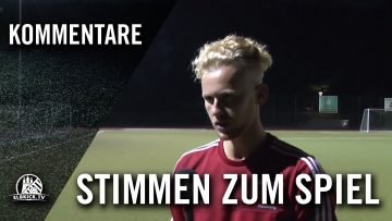 Die Stimmen zum Spiel (Walddörfer SV – FC Teutonia 05, U15 C-Junioren, Oberliga) | ELBKICK.TV