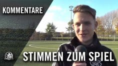 Die Stimmen zum Spiel (Wartenberger SV – Wacker Lankwitz, U19 A-Junioren, Bezirksliga, Staffel 2)