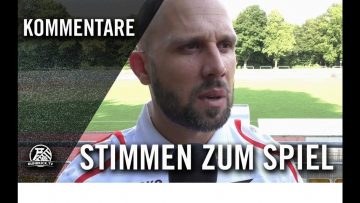 Die Stimmen zum Spiel | Westfalia Herne – Hammer SpVg (4. Spieltag, Oberliga Westfalen)