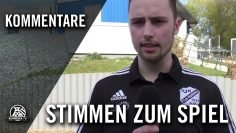 Die Stimmen zum Spiel (Westfalia Herne – DJK TuS Hordel, Westfalenliga, Staffel 2) | RUHRKICK.TV