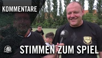 Die Stimmen zum Spiel (Wittenauer SC Concordia – DJK SW Neukölln, Landesliga, St.1) | SPREEKICK.TV