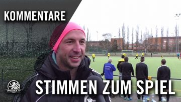 Die Stimmen zum Spiel (Wittenauer SC – Concordia Wilhemsruh, Landesliga, Staffel 1) | SPREEKICK.TV