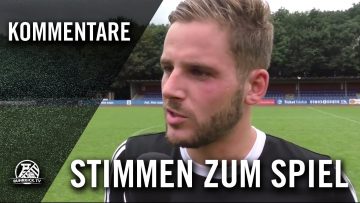 Die Stimmen zum Spiel (YEG Hassel – TuS Haltern, 1. Runde, Westfalenpokal 2016/2017) | RUHRKICK.TV