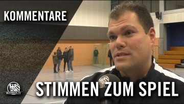 Die Stimmen zum Turnier (1. FC Sulzbach-Hallenturnier 2017) | MAINKICK.TV