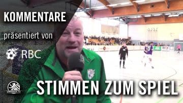 Die Stimmen zum Turnier (13. Range Bau Cup) | SPREEKICK.TV