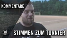 Die Stimmen zum Turnier (SSV Hagen II – GSV Langenfeld, U17 B-Junioren, Spiel um Platz 3)
