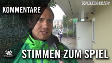 E.Meier (Einheit zu Pankow) und D.Janiszewski (Borussia Pankow) – Stimmen zum Spiel  | SPREEKICK.TV