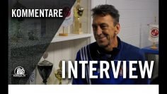 Eintracht-Trainer Dirk Heyne zur Rückrunde der Regionalliga Nord