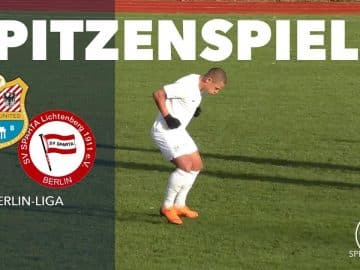 Energieleistung im 2. Durchgang wird belohnt | Berlin United – Sparta Lichtenberg (Berlin-Liga)
