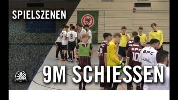Entscheidungsschießen | Tennis Borussia U17 – BFC  Dynamo U17 (Halbfinale, BFV-Hallenmeisterschaft)